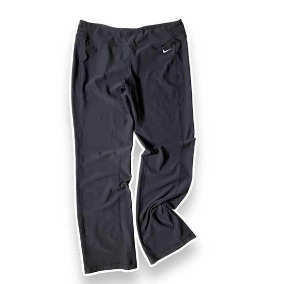 Nike Dri Fit jogging long pant bootcut leg tights size Large - Picture 4 of 13